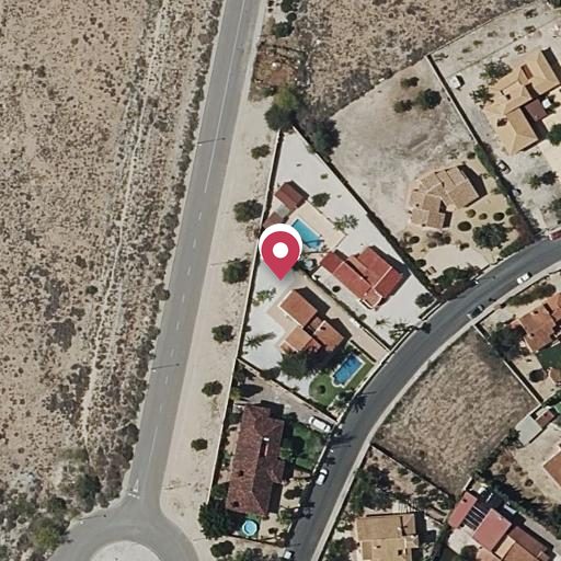 Vista aérea del bien 1: Finca Urbana, Mutxamel