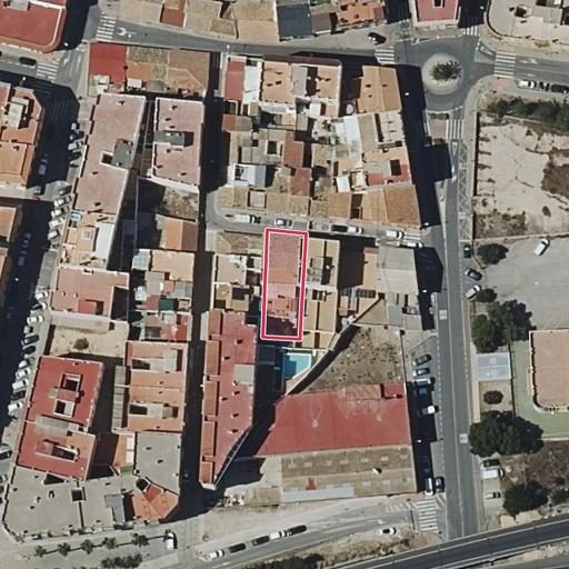Vista aérea del bien 1: Finca Urbana, Alicante