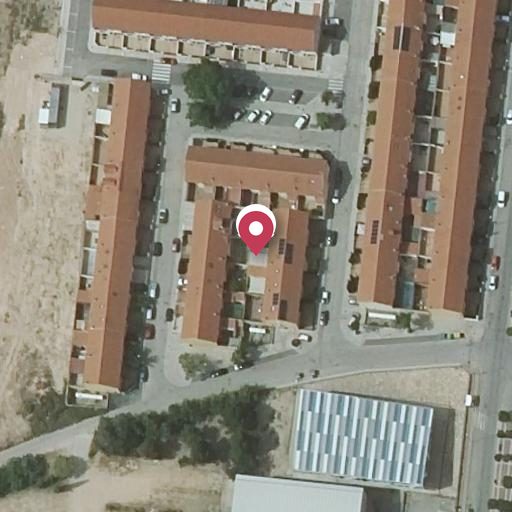 Vista aérea del bien 1: Finca Urbana, Villarrobledo