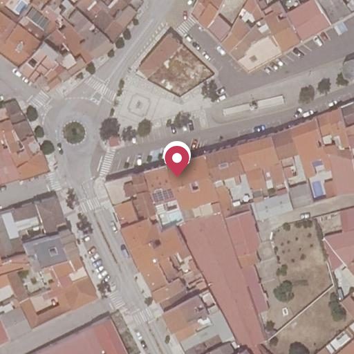 Vista aérea del bien 1: Finca Urbana, Santos de Maimona, los