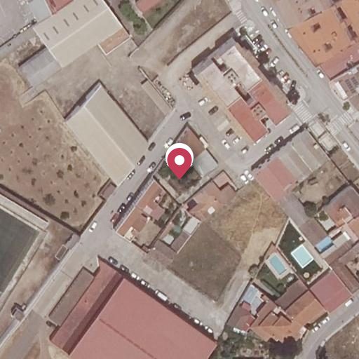 Vista aérea del bien 1: Finca Urbana, Santos de Maimona, los