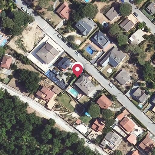 Vista aérea del bien 1: Finca Urbana, Riells i Viabrea