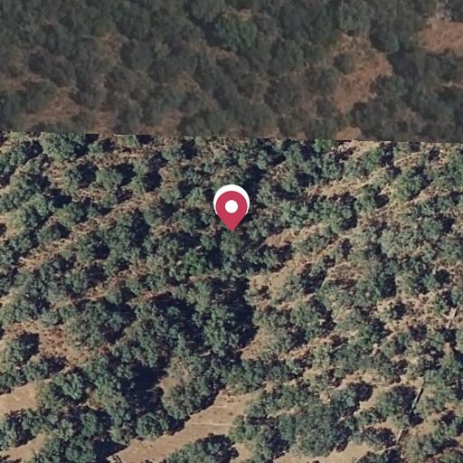 Vista aérea del bien 1: Finca Rústica, Hinojales