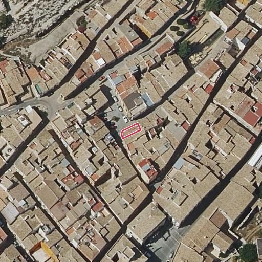 Vista aérea del bien 1: Vivienda, Castalla