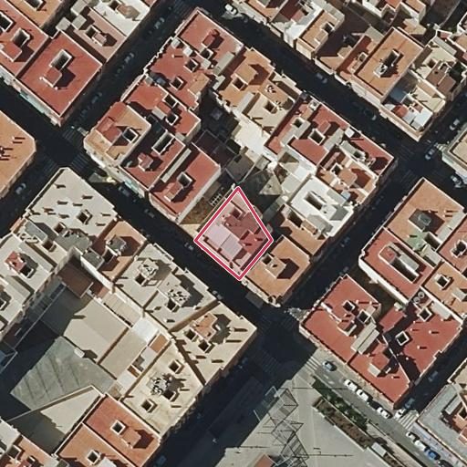 Vista aérea del bien 1: Vivienda, Elche