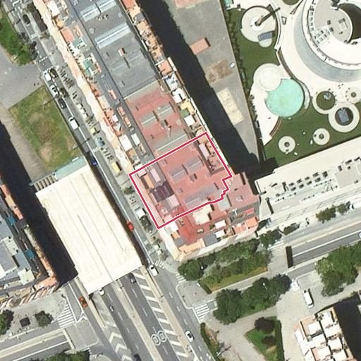 Vista aérea del bien 1: Vivienda, Barcelona