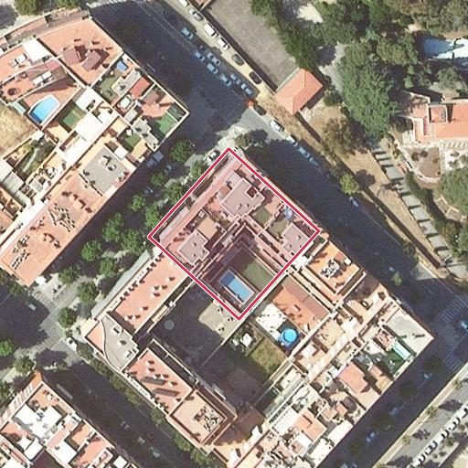 Vista aérea del bien 1: Vivienda, Mataró