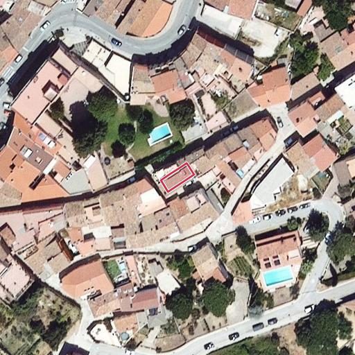 Vista aérea del bien 1: Vivienda, Sant Feliu de Codines