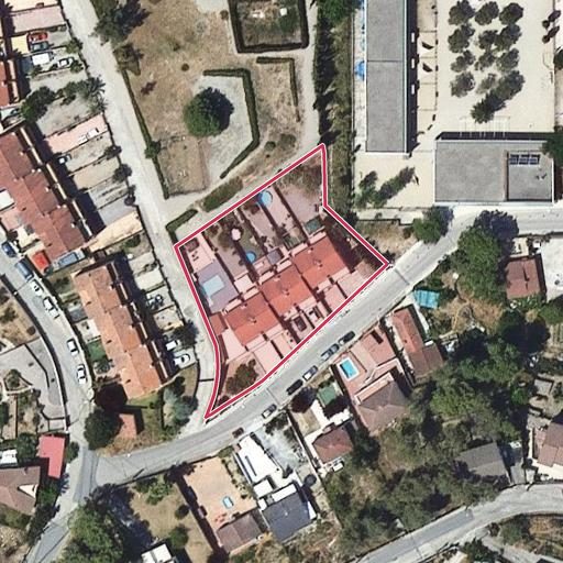 Vista aérea del bien 1: Vivienda, Olivella