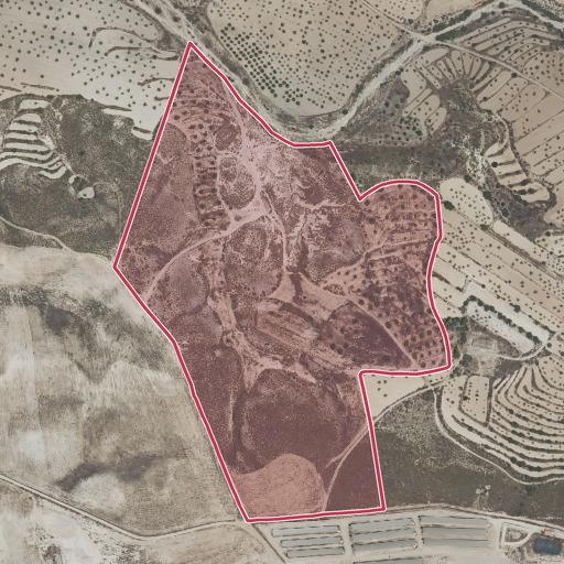 Vista aérea del bien 1: Finca rústica, Mazarron
