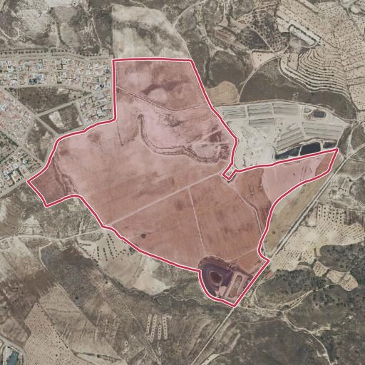 Vista aérea del bien 1: Finca rústica, Mazarron