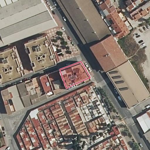 Vista aérea del bien 1: Vivienda, Murcia