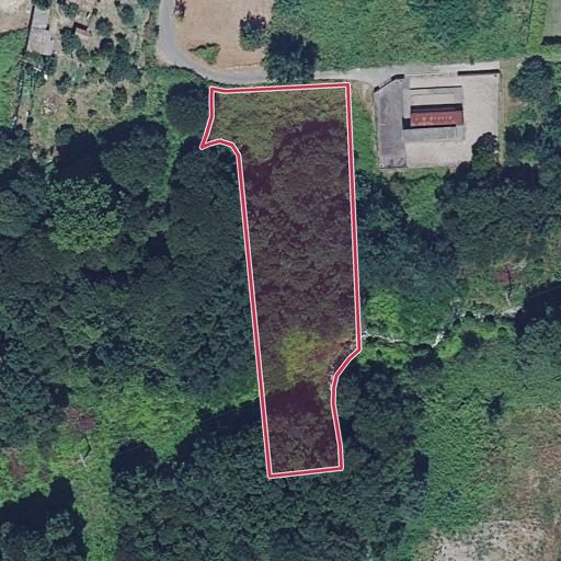 Vista aérea del bien 1: Finca rústica, Porriño, O