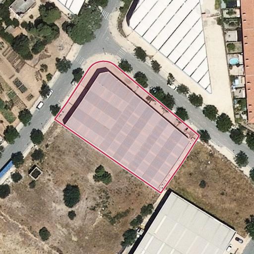 Vista aérea del bien 1: Nave industrial, Reus