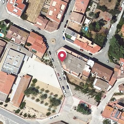 Vista aérea del bien 1: Vivienda, Vilallonga del Camp