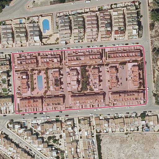 Vista aérea del bien 1: Vivienda, Orihuela Costa