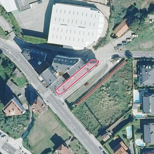 Vista aérea del bien 1: Vivienda, A Coruña