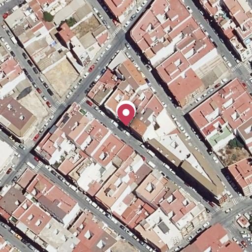 Vista aérea del bien 1: Vivienda, Huelva