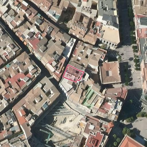 Vista aérea del bien 1: Vivienda, Jaén