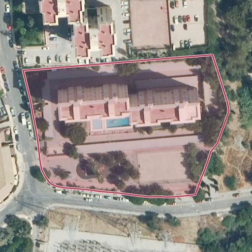 Vista aérea del bien 1: Vivienda, Malaga
