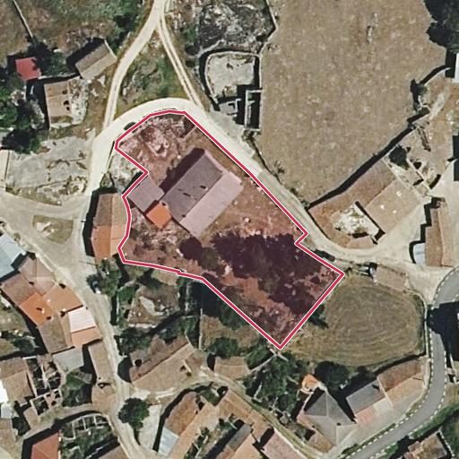 Vista aérea del bien 1: Vivienda, Villarmuerto