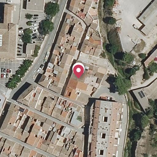 Vista aérea del bien 1: Trastero, Enguera