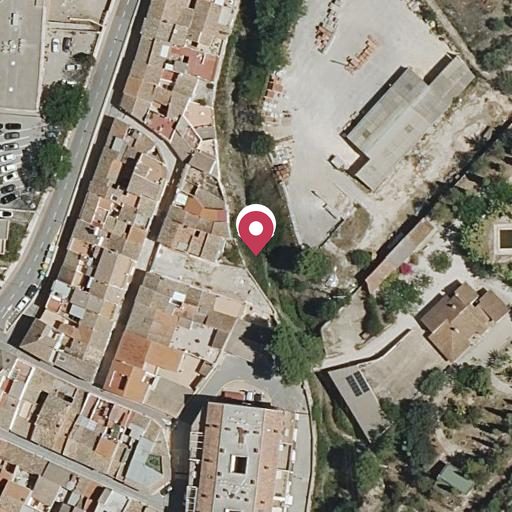 Vista aérea del bien 1: Vivienda, Enguera