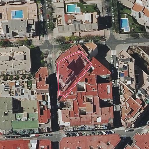 Vista aérea del bien 1: Vivienda, Alicante