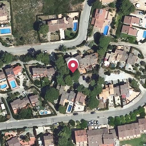 Vista aérea del bien 1: Vivienda, Torroella de Montgri