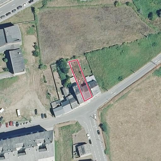 Vista aérea del bien 1: Vivienda, Lugo