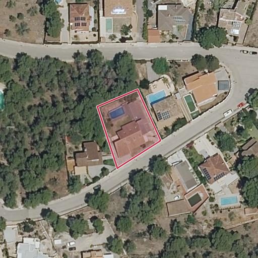 Vista aérea del bien 1: Vivienda, Gilet