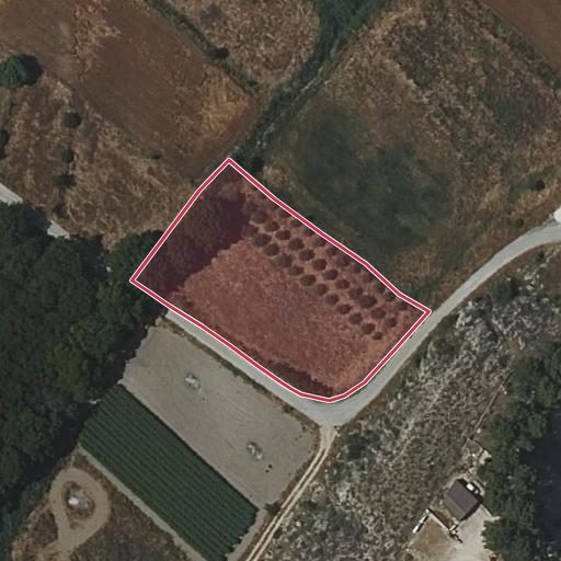Vista aérea del bien 1: Finca Rústica, Partido de Benablon