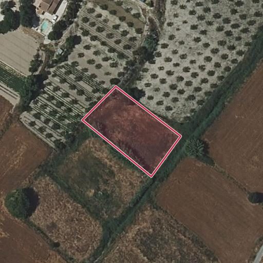 Vista aérea del bien 1: Finca Rústica, Partido de Benablon