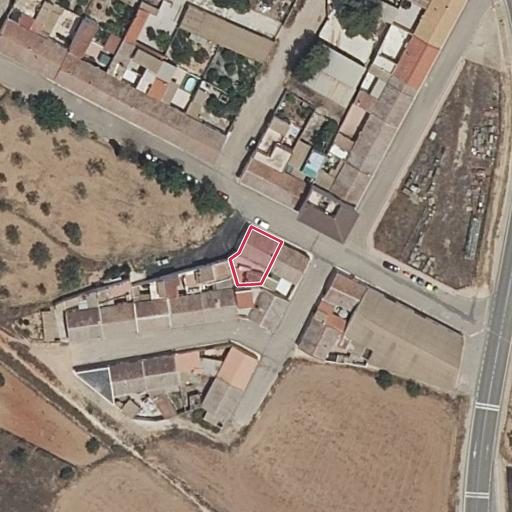 Vista aérea del bien 1: Finca Urbana, Fuente Álamo de Murcia