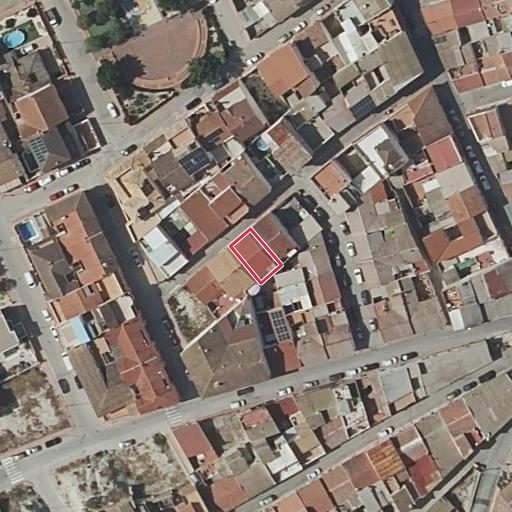 Vista aérea del bien 1: Finca Urbana, Villanueva del Rio Segura