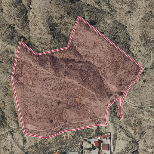Vista aérea del bien 1: Finca rústica, Mutxamel