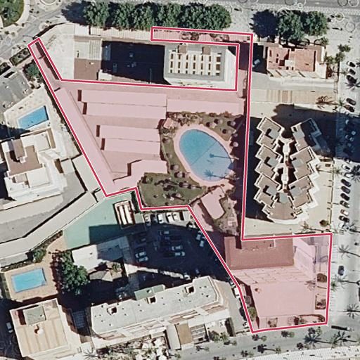 Vista aérea del bien 1: Vivienda, Benidorm