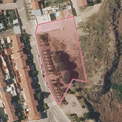 Vista aérea del bien 1: Solar, Orellana la Vieja