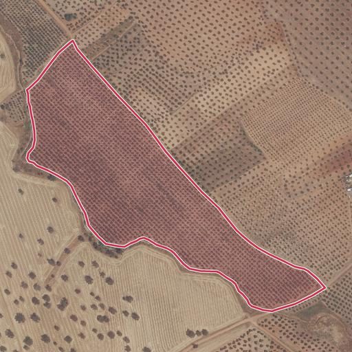 Vista aérea del bien 1: Finca rústica, Guareña