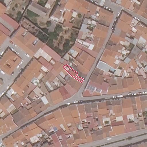 Vista aérea del bien 1: Vivienda, Zafra