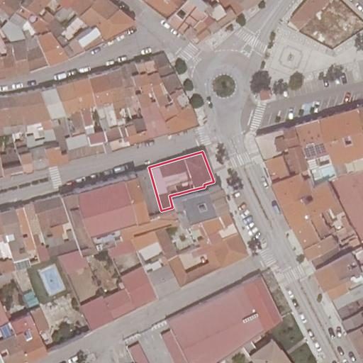 Vista aérea del bien 1: Vivienda, Los Santos de Maimona