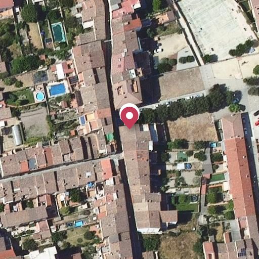 Vista aérea del bien 1: Vivienda, Capellades