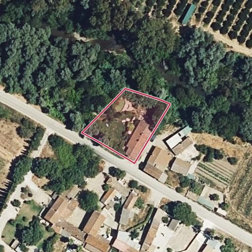 Vista aérea del bien 1: Finca rústica, Jimena de la Frontera