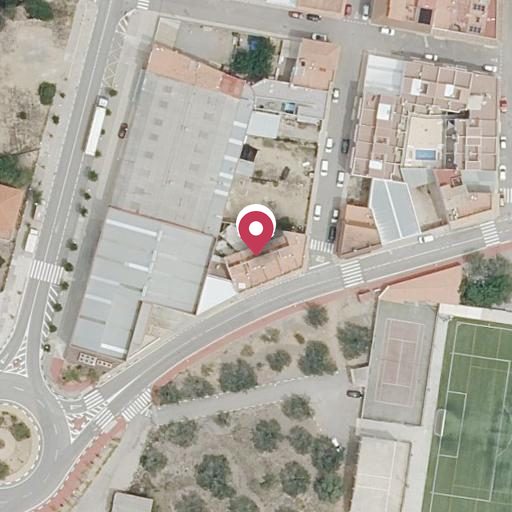 Vista aérea del bien 1: Vivienda, Artana