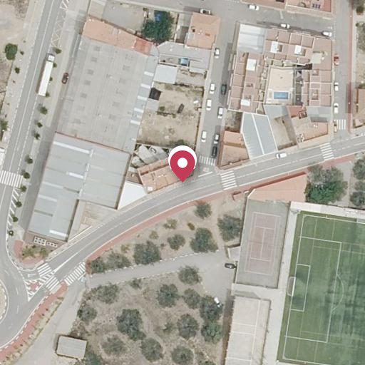 Vista aérea del bien 1: Vivienda, Artana