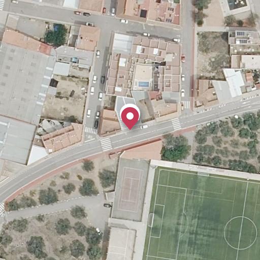 Vista aérea del bien 1: Vivienda, Artana