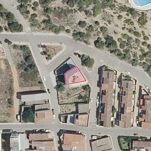 Vista aérea del bien 1: Vivienda, Cabanes