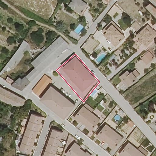 Vista aérea del bien 1: Vivienda, Jadraque