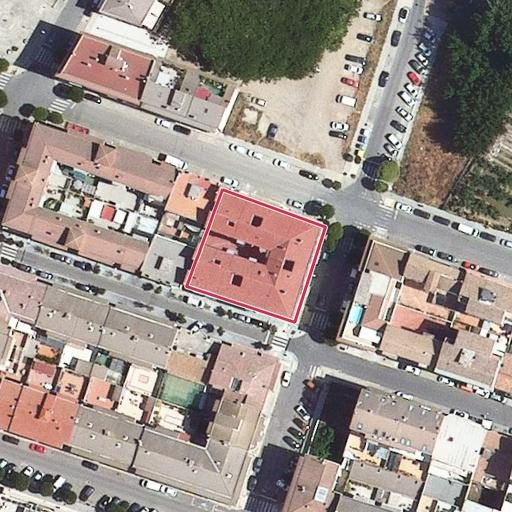 Vista aérea del bien 1: Vivienda, Lleida