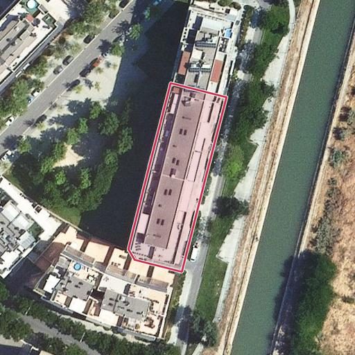 Vista aérea del bien 1: Vivienda, Lleida